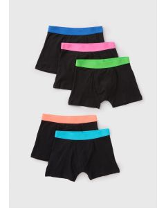 5 Pack Boys Waistband Boxers