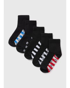 5 Pack Boys Football Socks