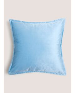 Velvet Cushion-Blue-One Size