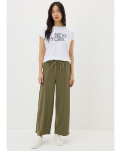 Front Seam Wide Leg Trousers