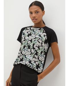 Et Vous Floral Front Jersey Back T-Shirt