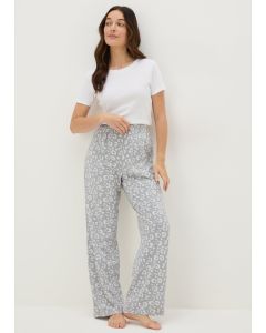 Leopard Wide Leg Pyjama Bottoms