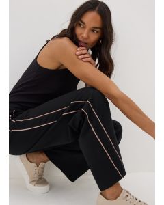 Side Stripe Wide Leg Trousers