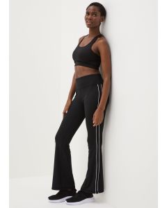 Souluxe Side Piped Flare Leggings