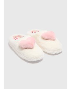 Heart Mule Slippers