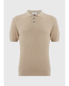 TextuKnitted Polo Shirt