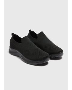 Knit Slip On Trainers