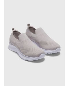 Knit Slip On Trainers