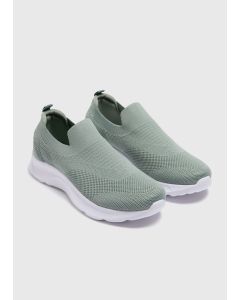 Knit Slip On Trainers