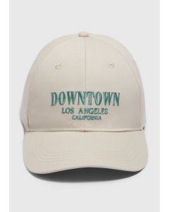 Downtown LA Cap-Off White-One Size