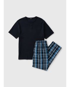 Check Woven Pyjama Set