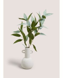 Bamboo Plant In Vase-White-One Size