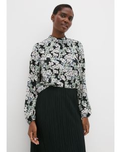 Et Vous Floral High Neck Blouse