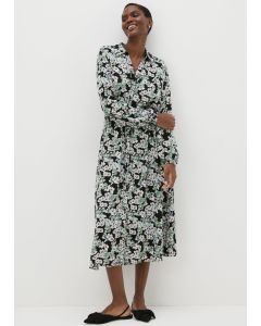 Et Vous Floral Midi Shirt Dress