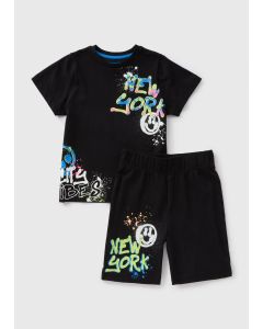 Boys Graffiti Pyjama Set