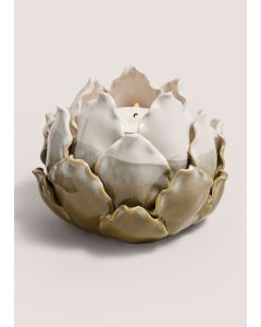 Artichoke Tealight Holder-Green-One Size