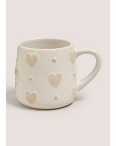 Neutral Heart Mug-Off White-One Size