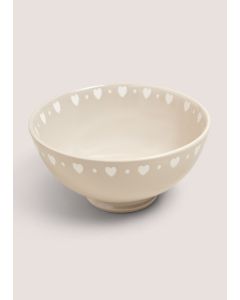 Neutral Heart Bowl-Beige-One Size