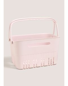 Plastic Basket-Pink-One Size