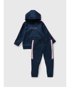 Boys Little League Taped Hoodie & Jogging Bottoms Set
