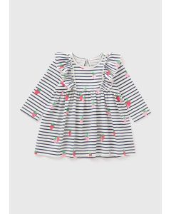 Baby Stripe & Strawberry Dress