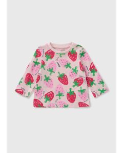 Baby Strawberry Long Sleeve Top