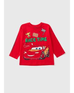 Cars Boys Lightning McQueen Long Sleeve Top