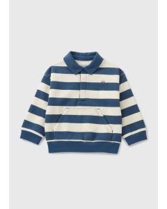 Boys Stripe Rugby Sweatshirt