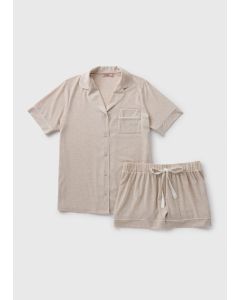 Button Through Short Pyjama Set