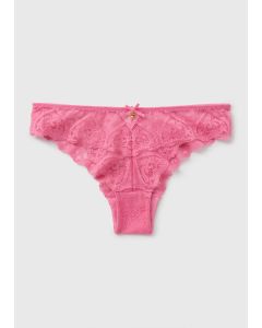 Heart Lace Brazilian Knickers