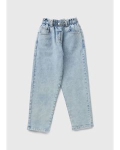 Girls Paperbag Jeans