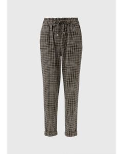 Et Vous Check Ponte Trousers