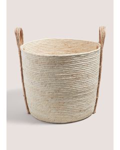 Woven Basket-Natural-One Size