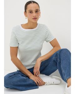 Stripe Fitted T-Shirt