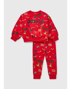 Cars Lightning McQueen Sweatshirt & Jogging Bottom Set 