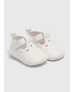 Baby Scallop T-Bar Soft Sole Shoes