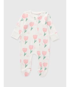 Baby Tulip Zipped Sleepsuit