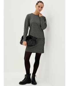 Jacquard Long Sleeve Top