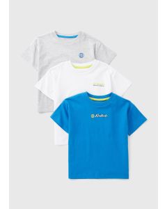 3 Pack Boys Worldwide T-Shirts