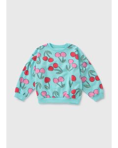 Girls Cherry Sweatshirt