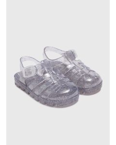 Girls Glitter Jelly Shoes