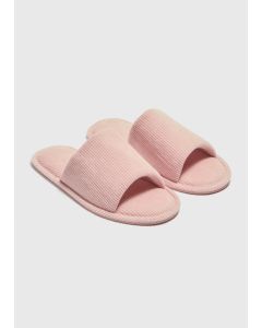 Ribbed Slider Slippers