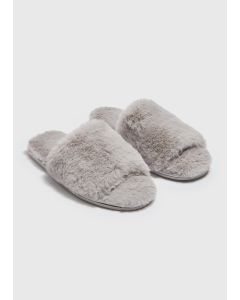 Faux Fur Slider Slippers