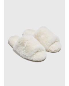 Faux Fur Slider Slippers