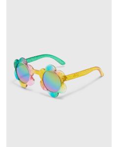 Girls Flower Sunglasses-Multi-One Size