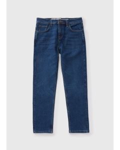 Boys Dark Wash Straight Jeans