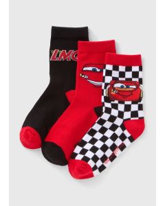 Cars 3 Pack Lightning McQueen Socks