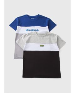 2 Pack Boys Sporty T-Shirts 