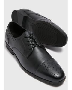 Faux Leather Brogue Shoes