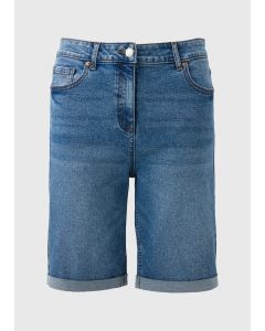 Denim Knee Length Shorts